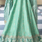 Unstitched Sateen - Aqua CST-606
