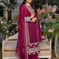 Carmine | Azure Luxe Embroidered 3pcs Collections 2023