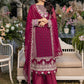 Carmine | Azure Luxe Embroidered 3pcs Collections 2023