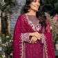 Carmine | Azure Luxe Embroidered 3pcs Collections 2023
