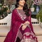 Carmine | Azure Luxe Embroidered 3pcs Collections 2023