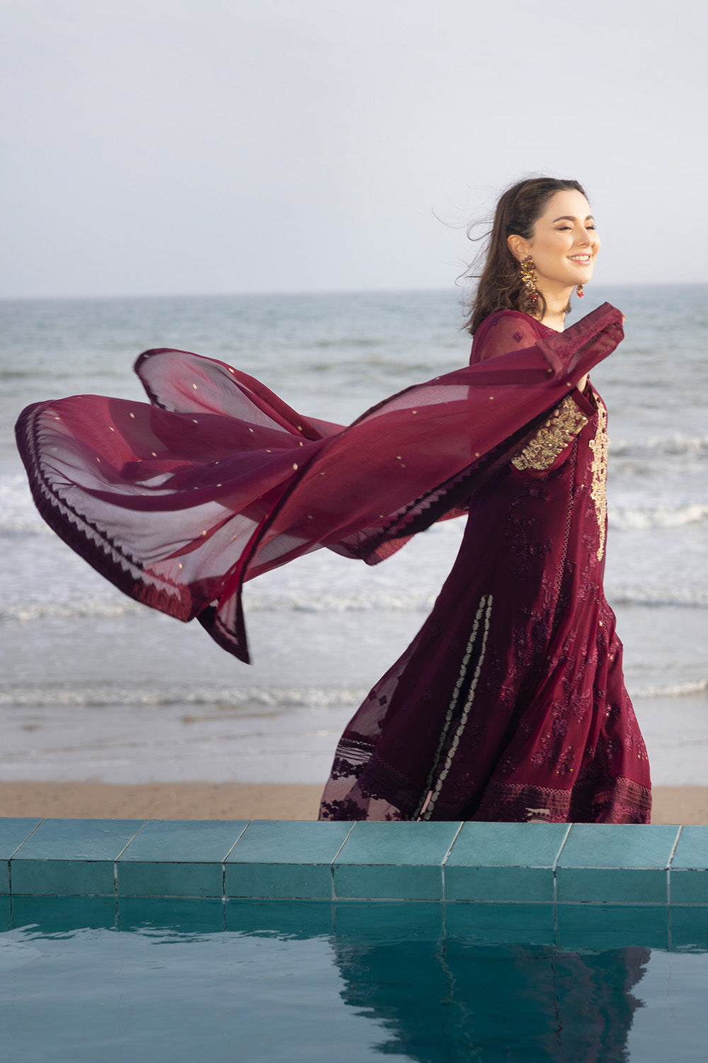 Carnelian |  Azure Ensembles Chiffon 3PCS 2023