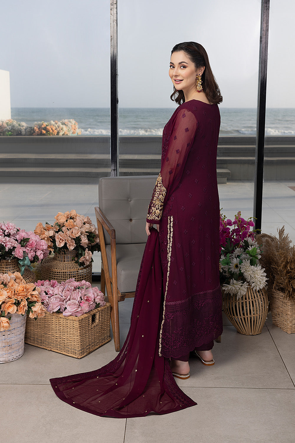 Carnelian |  Azure Ensembles Chiffon 3PCS 2023