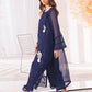 Cobalt Rush |  Azure Ensembles Chiffon 3PCS 2023