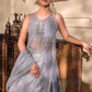 Unstitched MBROIDERED - Silver BD-2603 | Maria B Mbroidered Heritage Luxury Edition 2023 | Unstitched Embroidered Organza Suits