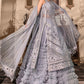 Unstitched MBROIDERED - Silver BD-2603 | Maria B Mbroidered Heritage Luxury Edition 2023 | Unstitched Embroidered Organza Suits