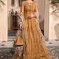 Unstitched MBROIDERED - Mustard BD-2606 | Maria B Mbroidered Heritage Luxury Edition 2023 | Unstitched Embroidered Organza Suits