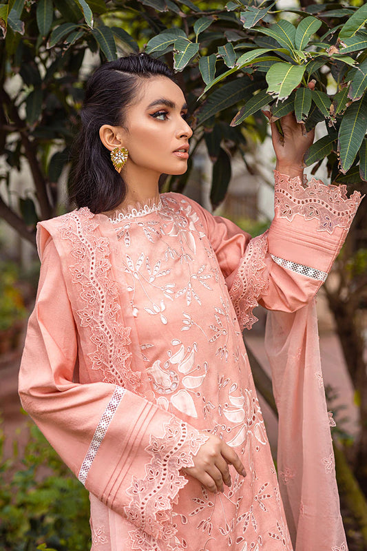 ORCHID MCP-11 | Mushq Summer Bloom Casual Pret ‘22 | Unstitched Embroidered Cotton Net Suits