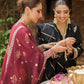 SYAH QURMAZI-3PC |  Cross Stitch The Bride Tribe Wedding Festive Collection 2022 | Unstitched Embroidered Jacquard Suits | Cross Stitch 2023