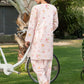 2 Piece Cambric Suit-Embroidered (Unstitched) | Lime Light Women Eid Collection 2023