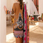 Y-710 |  Ramsha Riwayat Luxury Lawn Vol 7 Collection | Unstitched Lawn Embroidered Suits