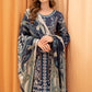 Y-701  |  Ramsha Riwayat Luxury Lawn Vol 7 Collection| Unstitched Lawn Embroidered Suits