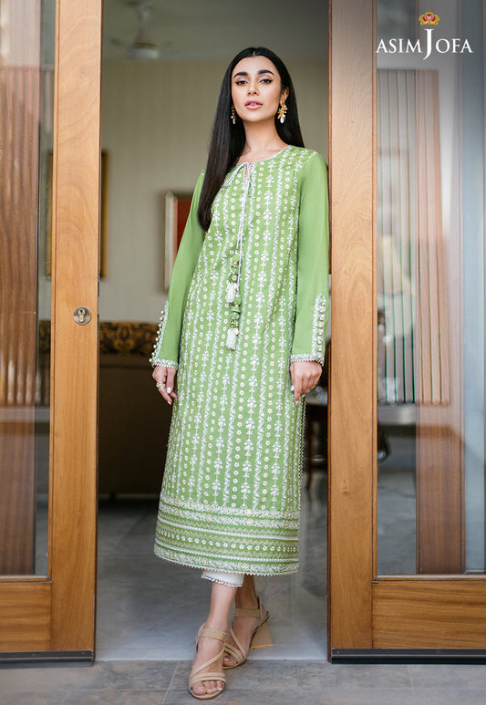 AJPE-08 (1-PC) | Asim Jofa Pret Essentials Eid Edit II Collection | Embroidered Stitched RTW Suits