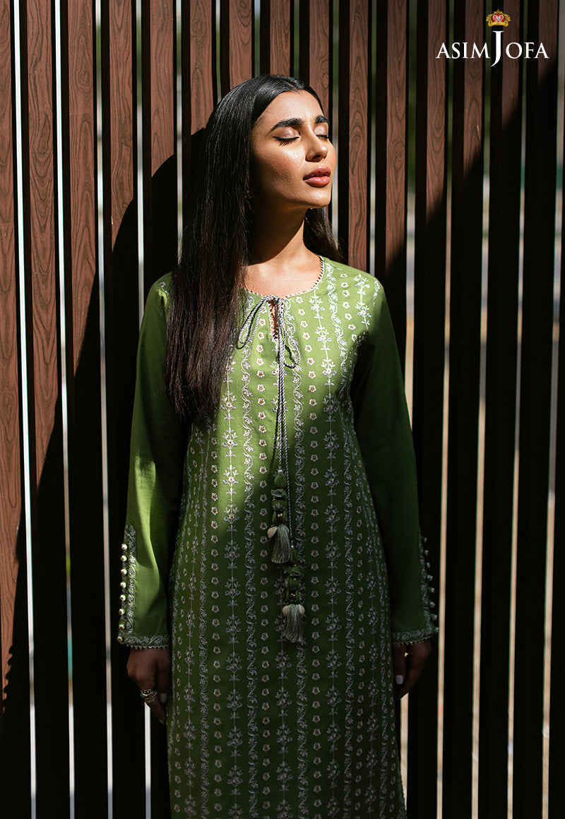 AJPE-08 (1-PC) | Asim Jofa Pret Essentials Eid Edit II Collection | Embroidered Stitched RTW Suits
