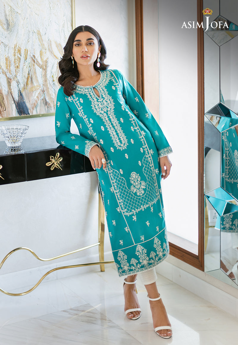 AJPE-02 (1-PC) | Asim Jofa Pret Essentials Eid Edit II Collection | Embroidered Stitched RTW Suits