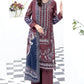 Y-506 |  Ramsha Riwayat Luxury Lawn Vol 7 Collection | Unstitched Lawn Embroidered Suits