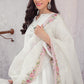 WHITE SAND MLE22-06 | Mushq Eid Pret Drop 2 | 3Pc Cotton Net Suit