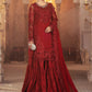 BD-2305 Ruby Red | Maria B Mbroidered Winter Wedding Collection 2021 | Unstitched Embroidered Suits