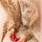 KF-01  MINAIL | Qalamkar Khaab Festive Formal Collection 2022 | Luxury Embroidered Unstitched Chiffon Suits