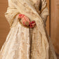 KF-04  AFSANAH | Qalamkar Khaab Festive Formal Collection 2022 | Luxury Embroidered Unstitched Chiffon Suits