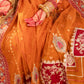 KF-05 RUMAISA | Qalamkar Khaab Festive Formal Collection 2022 | Luxury Embroidered Unstitched Chiffon Suits