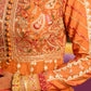 KF-05 RUMAISA | Qalamkar Khaab Festive Formal Collection 2022 | Luxury Embroidered Unstitched Chiffon Suits
