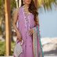 Marbella Mauve | Farah Talib Aziz ILO ILO Luxury Lawn Collection 2022 | Unstitched Embroidered Lawn Suits