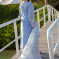Santorini Blue | Farah Talib Aziz ILO ILO Luxury Lawn Collection 2022 | Unstitched Embroidered Lawn Suits