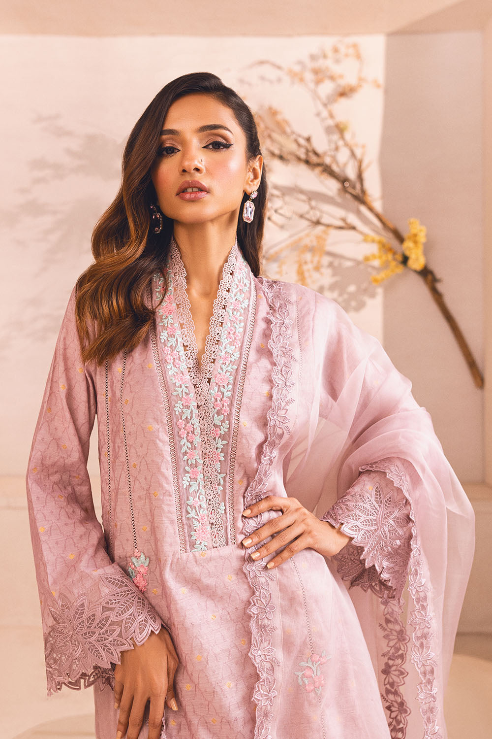 Floral Fantasy |  Azure Ensembles Chiffon 3PCS 2023