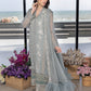 Floral Fringe |  Azure Ensembles Chiffon 3PCS 2023