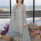 Floral Fringe |  Azure Ensembles Chiffon 3PCS 2023