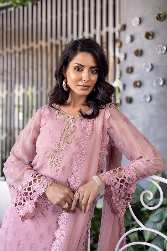 Florid Charm |  Azure Ensembles Chiffon 3PCS 2023