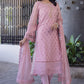Florid Charm |  Azure Ensembles Chiffon 3PCS 2023
