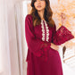 Fuchsia Flame |  Azure Ensembles Chiffon 3PCS 2023
