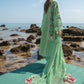 Spring Blooms Parakeet | Crimson Luxury Lawn Collection 2023 | Unstitched Embroidered Lawn Suits