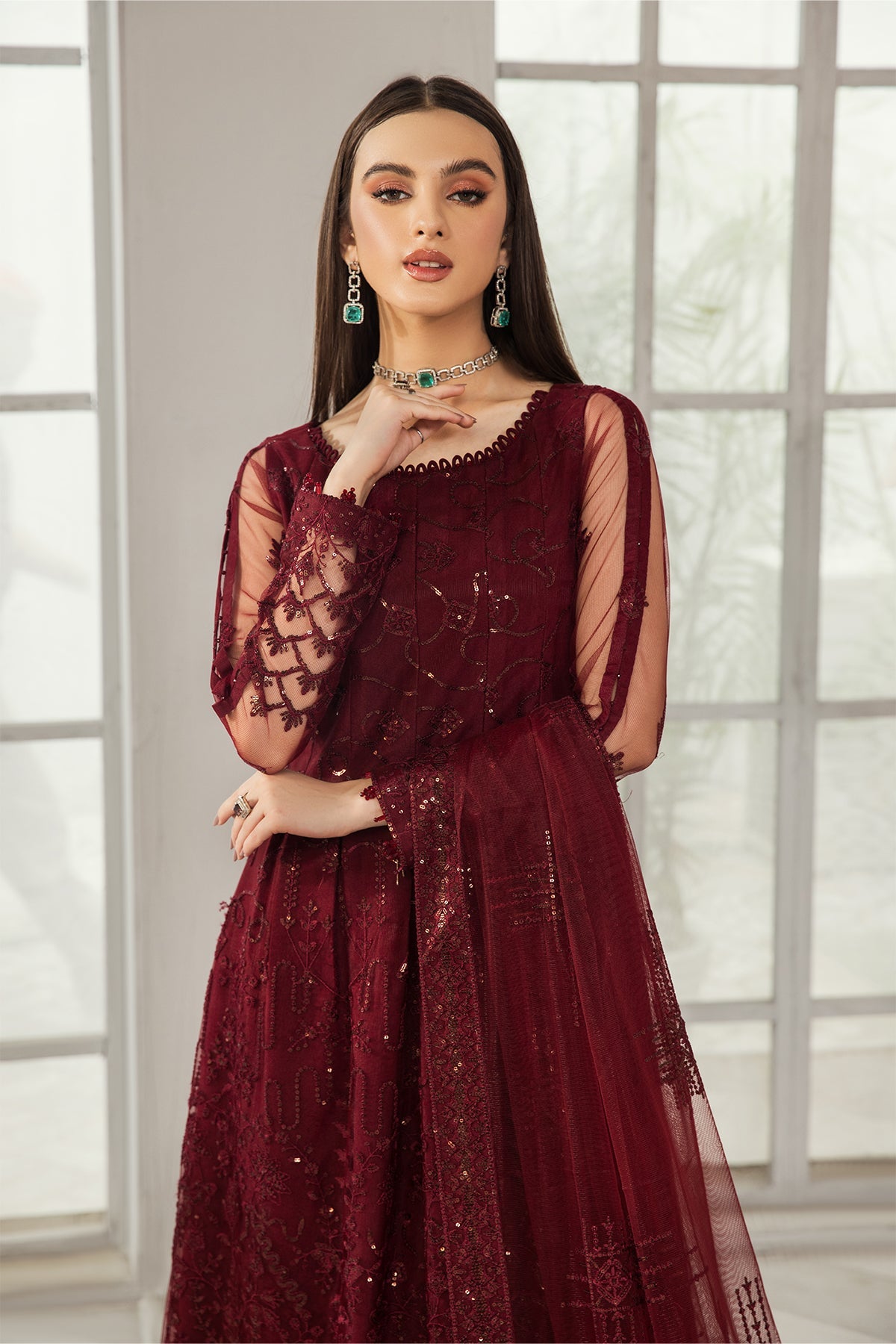 Gulrukh | Alizeh Fashion Embroidered Formal Collection 2022 | Unstitched and Stitched Embroidered Net Suits