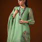 Gardenia | Mohtaram NUUR Luxury PRET Collection 2022 | Stitched Silk Suits