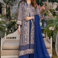 Granite | Azure Luxe Embroidered 3pcs Collections 2023