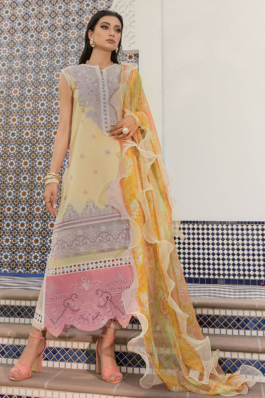 Peach Peony | Mushq Hemline Spring/Summer Lawn Collection 2022 | Unstitched Embroidered Lawn Suits