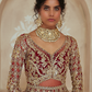 SCARLET | Suffuse Aab-e-Zar Luxury Wedding Collection 2020 | Unsttiched Embroidered Embelished Bridal Suits