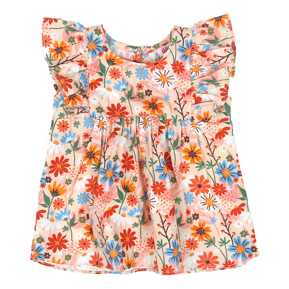 Infants Girls Casual Top Melody - Multi | Bachaa Party Baby Clothes Girls Tops & T-Shirts