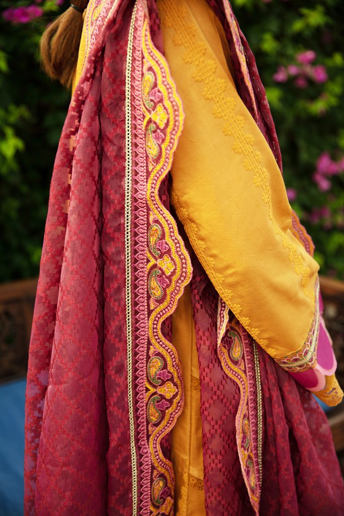 NW-13 | Qalamkar Qline Linen Winter Collection 2021 | Unstitched Embroidered Organza Suits