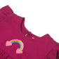 Infants Girls Embroidered Top Flamingo Embroidery - Magenta | Bachaa Party Baby Clothes Girls Tops & T-Shirts