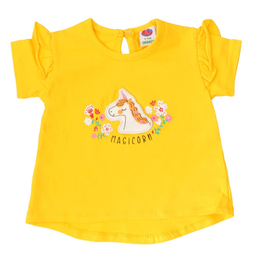 Infant Girls T-Shirt - L-Chrome | Bachaa Party Baby Clothes Girls Tops & T-Shirts
