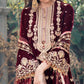 LUCILLE VL121-05 |  Anaya by Kiran Chaudhry Velour De Fete '21 | Unstitched Embroidered Velvet Suits