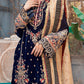 VIVARIA VL121-01 |  Anaya by Kiran Chaudhry Velour De Fete '21 | Unstitched Embroidered Velvet Suits