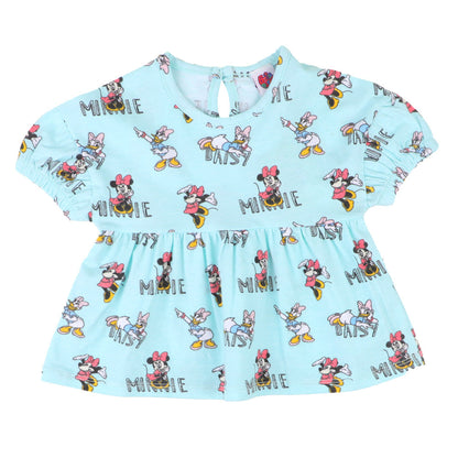 Infants Girls T-Shirt Mini Daisy - Fair Aqua | Bachaa Party Baby Clothes Girls Tops & T-Shirts