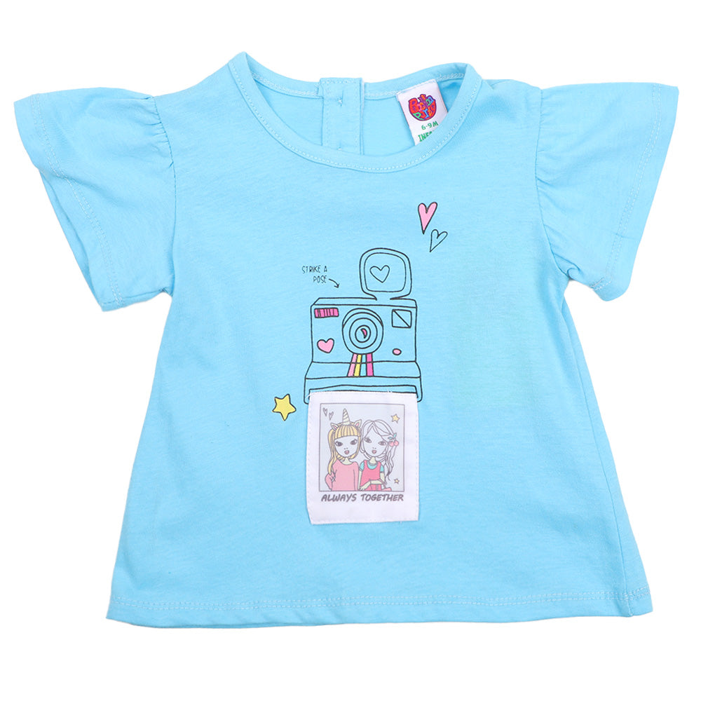 Infants Girls T-Shirt Together - T. Breeze | Bachaa Party Baby Clothes Girls Tops & T-Shirts