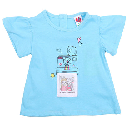 Infants Girls T-Shirt Together - T. Breeze | Bachaa Party Baby Clothes Girls Tops & T-Shirts