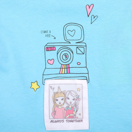 Infants Girls T-Shirt Together - T. Breeze | Bachaa Party Baby Clothes Girls Tops & T-Shirts